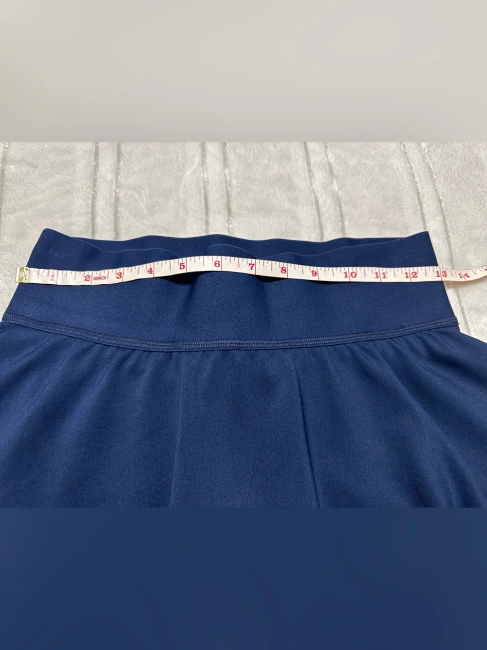adidas by Stella McCartney Court Floral Laser-Cut Tennis Skirt Skort - Navy Blue